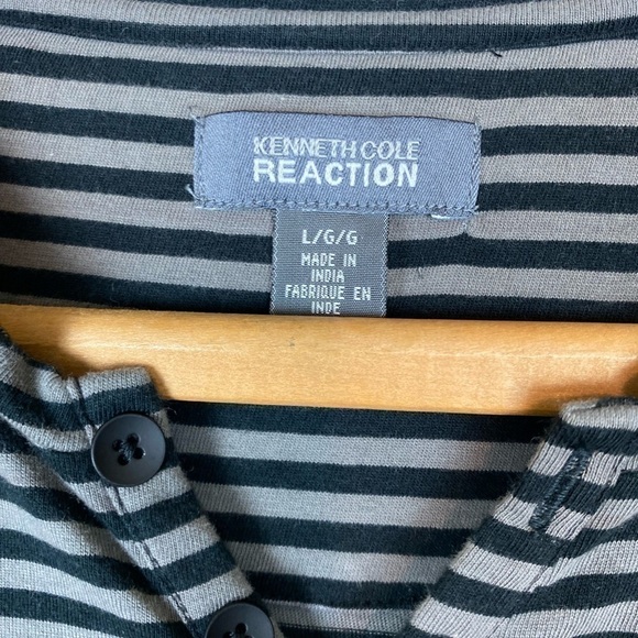 Kenneth Cole Reaction Mens Long Sleeve T Shirt Sz L - Picture 3 of 7